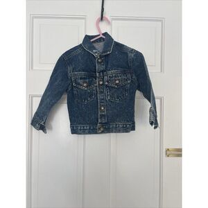 Vintage 1980s Denim Jean Jacket Size 3t Girls